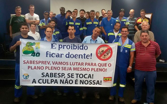 Trabalhadores da Sabesp Tupa - 02-09-2015