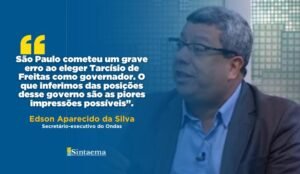 Edson Aparecido: “Em 2023, movimentos social e sindical precisam estar prontos para defender a Sabesp”